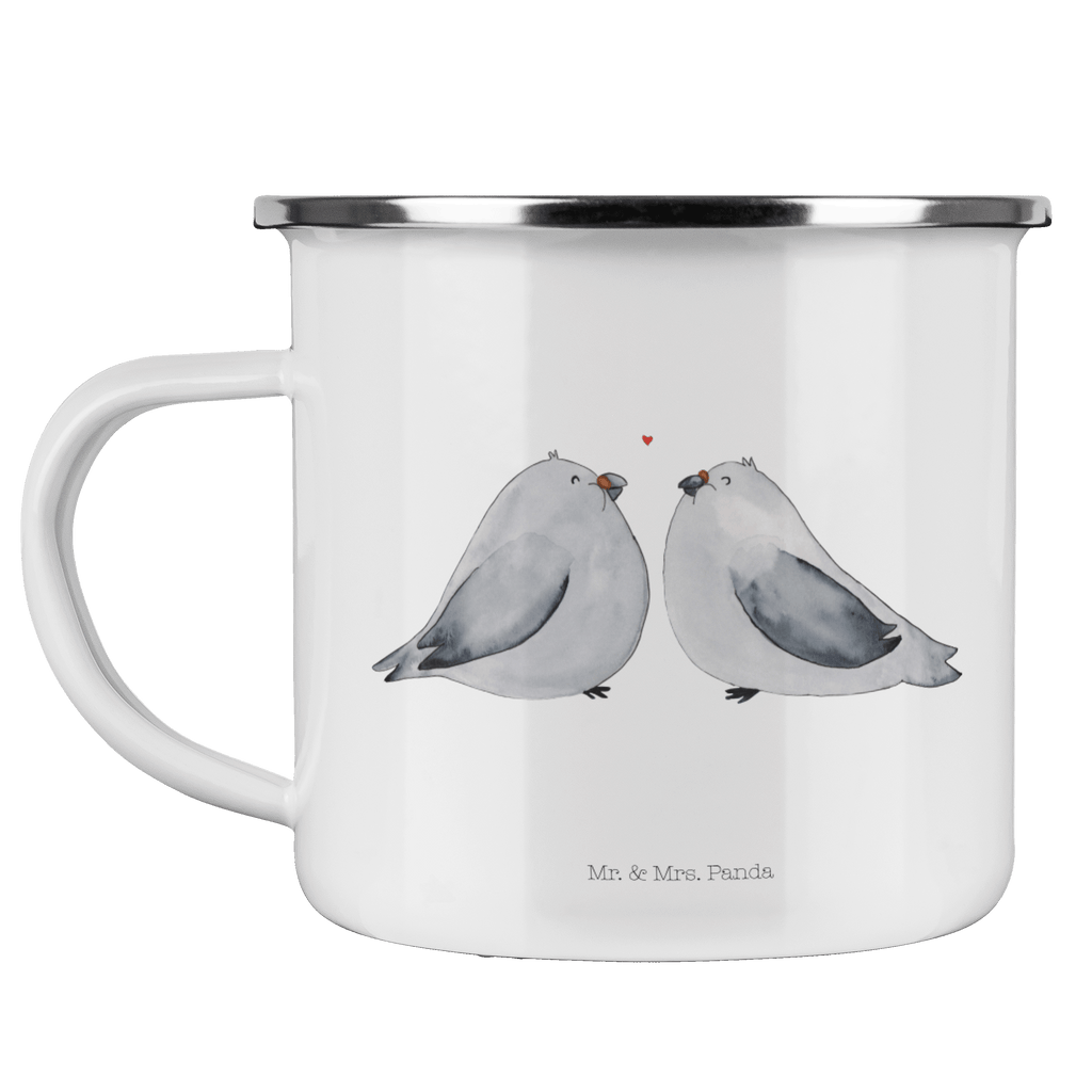 Camping Emaille Tasse Turteltauben Liebe Campingtasse, Trinkbecher, Metalltasse, Outdoor Tasse, Emaille Trinkbecher, Blechtasse Outdoor, Emaille Campingbecher, Edelstahl Trinkbecher, Metalltasse für Camping, Kaffee Blechtasse, Camping Tasse Metall, Liebe, Partner, Freund, Freundin, Ehemann, Ehefrau, Heiraten, Verlobung, Heiratsantrag, Liebesgeschenk, Jahrestag, Hocheitstag, Turteltauben, Turteltäubchen, Tauben, Verliebt, Verlobt, Verheiratet, Geschenk Freundin, Geschenk Freund, Liebesbeweis, Hochzeitstag, Geschenk Hochzeit
