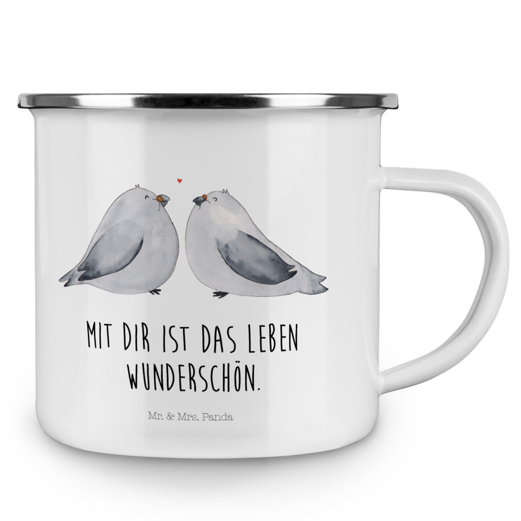 Camping Emaille Tasse Turteltauben Liebe Campingtasse, Trinkbecher, Metalltasse, Outdoor Tasse, Emaille Trinkbecher, Blechtasse Outdoor, Emaille Campingbecher, Edelstahl Trinkbecher, Metalltasse für Camping, Kaffee Blechtasse, Camping Tasse Metall, Liebe, Partner, Freund, Freundin, Ehemann, Ehefrau, Heiraten, Verlobung, Heiratsantrag, Liebesgeschenk, Jahrestag, Hocheitstag, Turteltauben, Turteltäubchen, Tauben, Verliebt, Verlobt, Verheiratet, Geschenk Freundin, Geschenk Freund, Liebesbeweis, Hochzeitstag, Geschenk Hochzeit