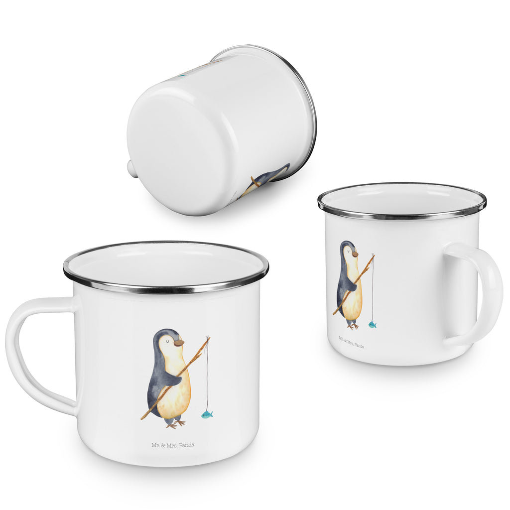 Camping Emaille Tasse Pinguin Angler Campingtasse, Trinkbecher, Metalltasse, Outdoor Tasse, Emaille Trinkbecher, Blechtasse Outdoor, Emaille Campingbecher, Edelstahl Trinkbecher, Metalltasse für Camping, Kaffee Blechtasse, Camping Tasse Metall, Pinguin, Pinguine, Angeln, Angler, Tagträume, Hobby, Plan, Planer, Tagesplan, Neustart, Motivation, Geschenk, Freundinnen, Geschenkidee, Urlaub, Wochenende