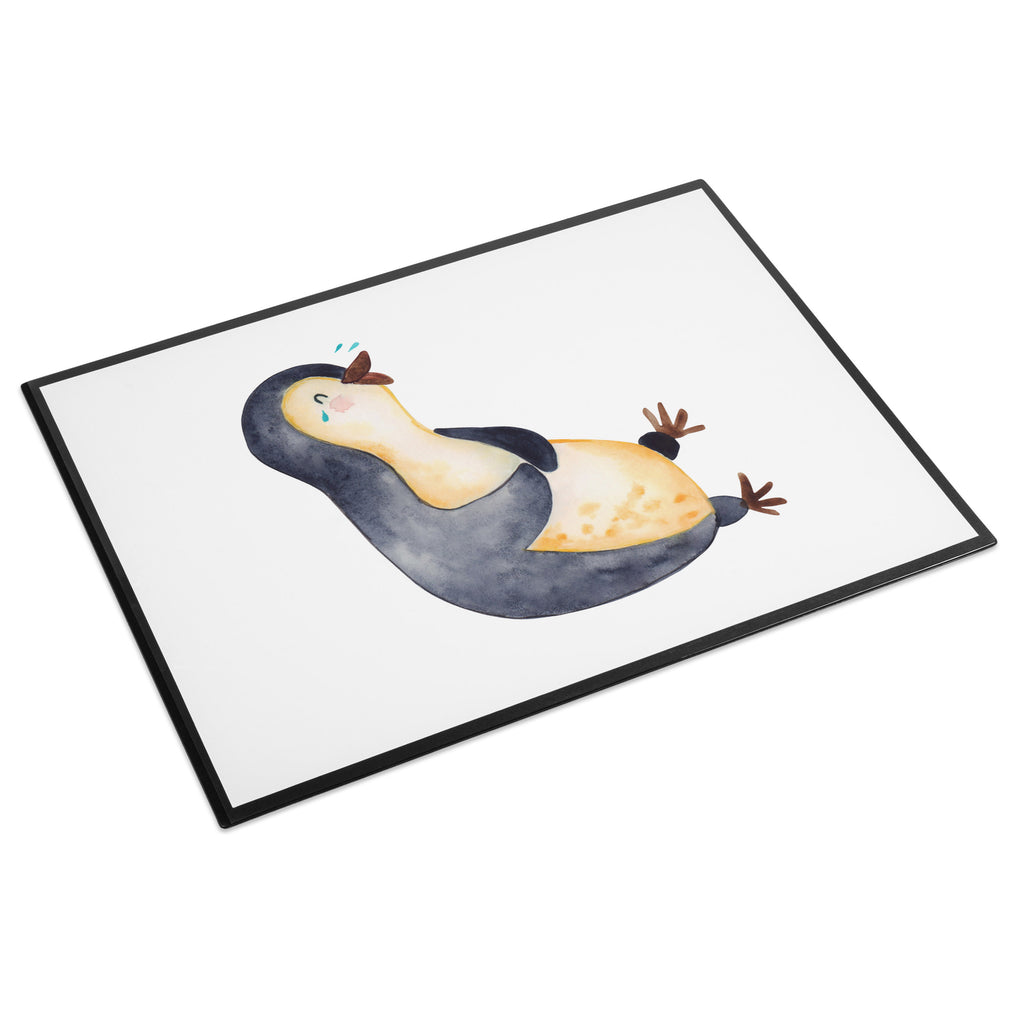 Schreibtischunterlage Pinguin lachend Schreibunterlage, Schreibtischauflage, Bürobedarf, Büroartikel, Schreibwaren, Schreibtisch Unterlagen, Schreibtischunterlage Groß, Pinguin, Pinguine, lustiger Spruch, Optimismus, Fröhlich, Lachen, Humor, Fröhlichkeit