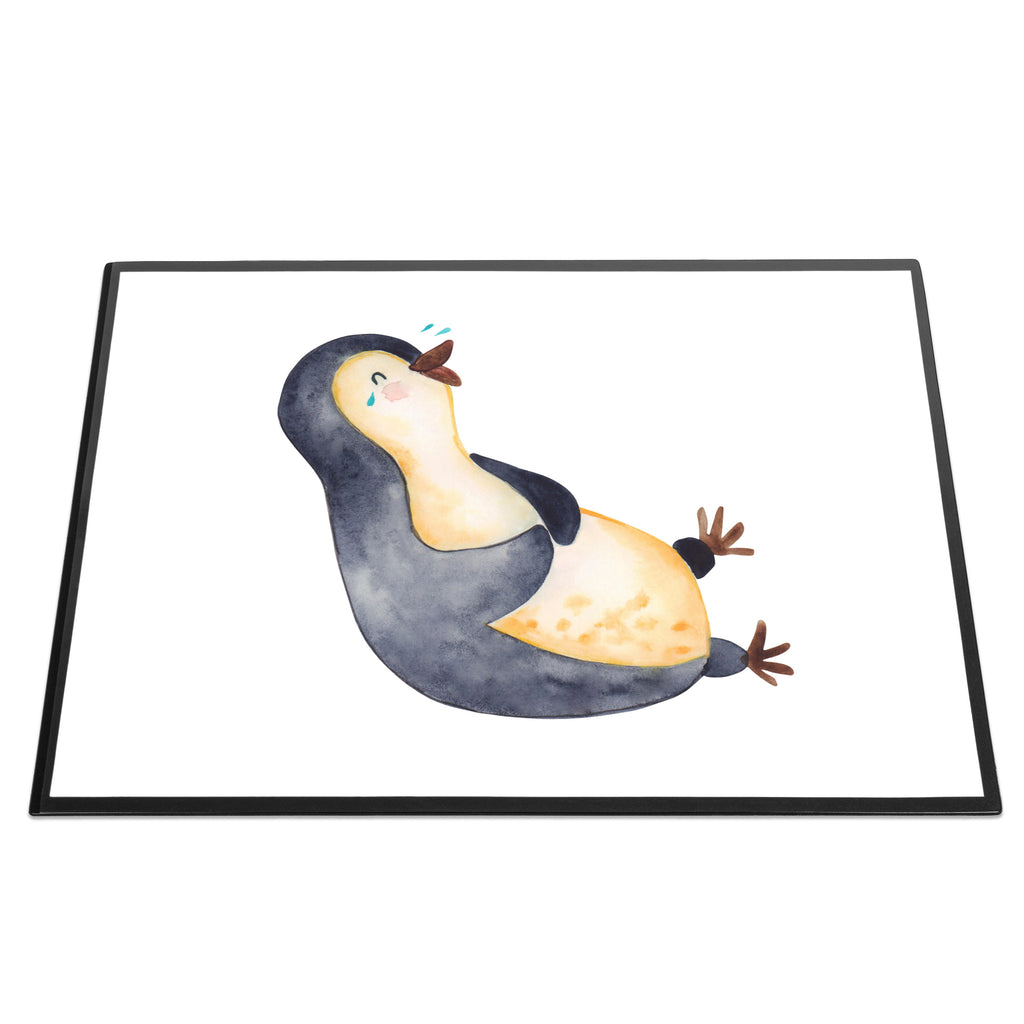 Schreibtischunterlage Pinguin lachend Schreibunterlage, Schreibtischauflage, Bürobedarf, Büroartikel, Schreibwaren, Schreibtisch Unterlagen, Schreibtischunterlage Groß, Pinguin, Pinguine, lustiger Spruch, Optimismus, Fröhlich, Lachen, Humor, Fröhlichkeit