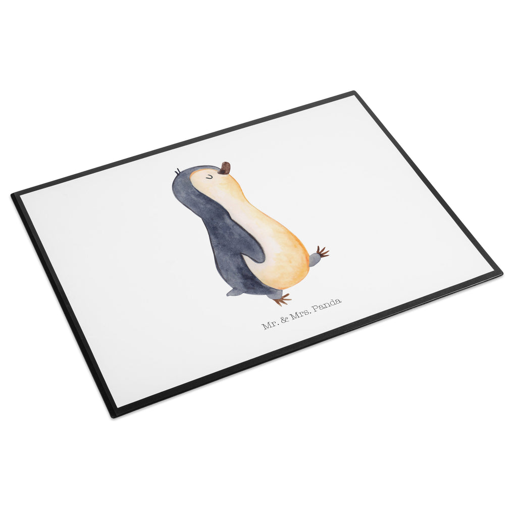 Schreibtischunterlage Pinguin marschierend Schreibunterlage, Schreibtischauflage, Bürobedarf, Büroartikel, Schreibwaren, Schreibtisch Unterlagen, Schreibtischunterlage Groß, Pinguin, Pinguine, Frühaufsteher, Langschläfer, Bruder, Schwester, Familie