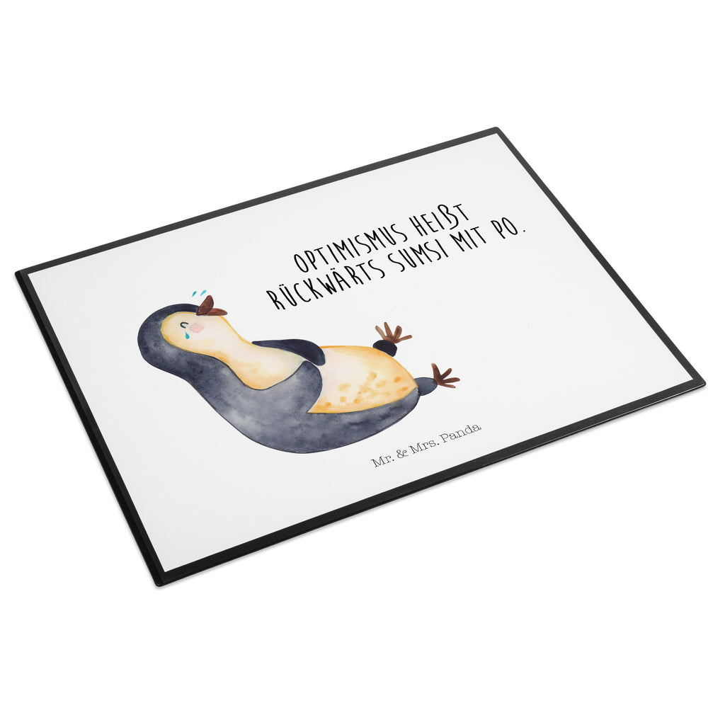 Schreibtischunterlage Pinguin lachend Schreibunterlage, Schreibtischauflage, Bürobedarf, Büroartikel, Schreibwaren, Schreibtisch Unterlagen, Schreibtischunterlage Groß, Pinguin, Pinguine, lustiger Spruch, Optimismus, Fröhlich, Lachen, Humor, Fröhlichkeit