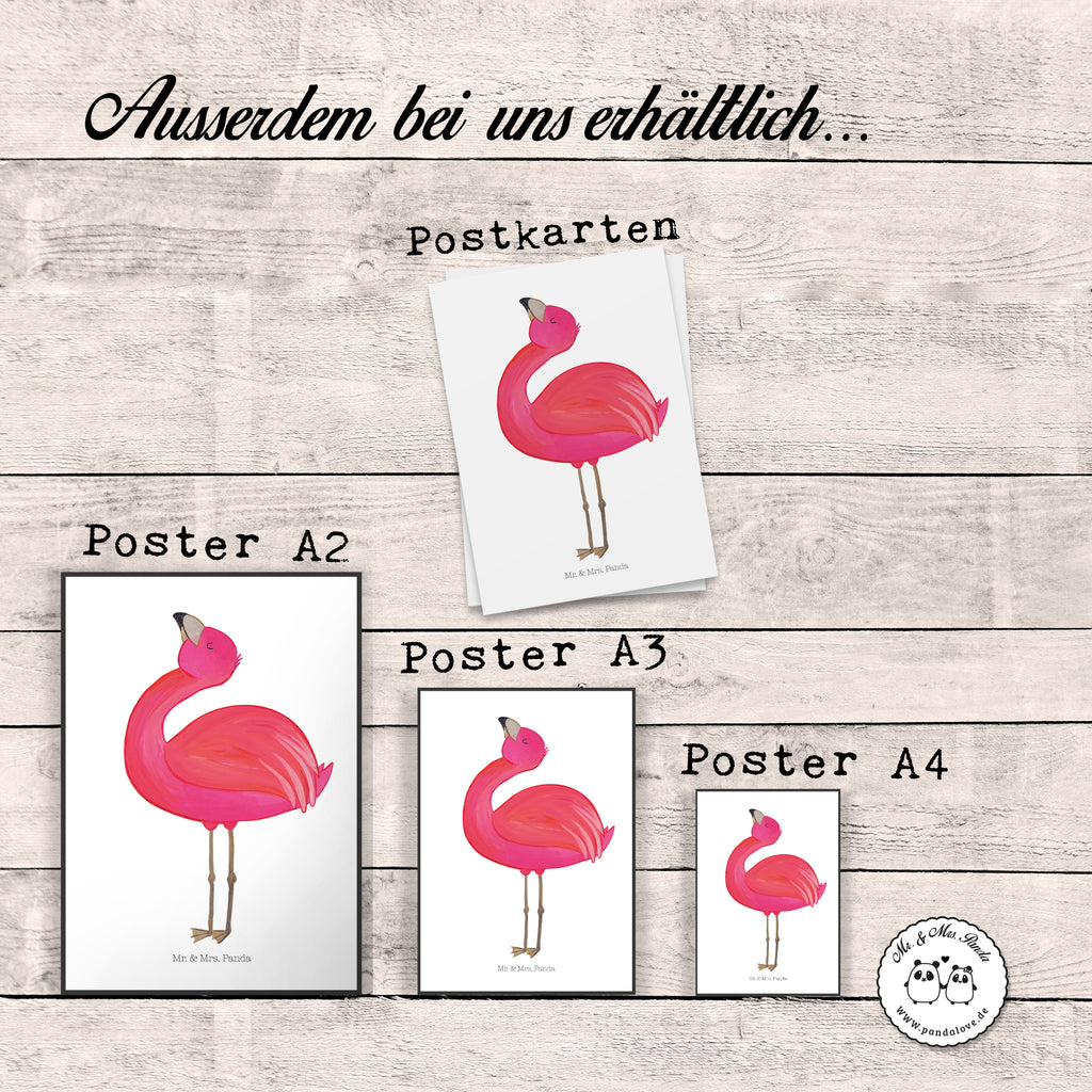 Poster Flamingo stolz Poster, Wandposter, Bild, Wanddeko, Küchenposter, Kinderposter, Wanddeko Bild, Raumdekoration, Wanddekoration, Handgemaltes Poster, Mr. & Mrs. Panda Poster, Designposter, Kunstdruck, Posterdruck, Flamingo, stolz, Freude, Selbstliebe, Selbstakzeptanz, Freundin, beste Freundin, Tochter, Mama, Schwester
