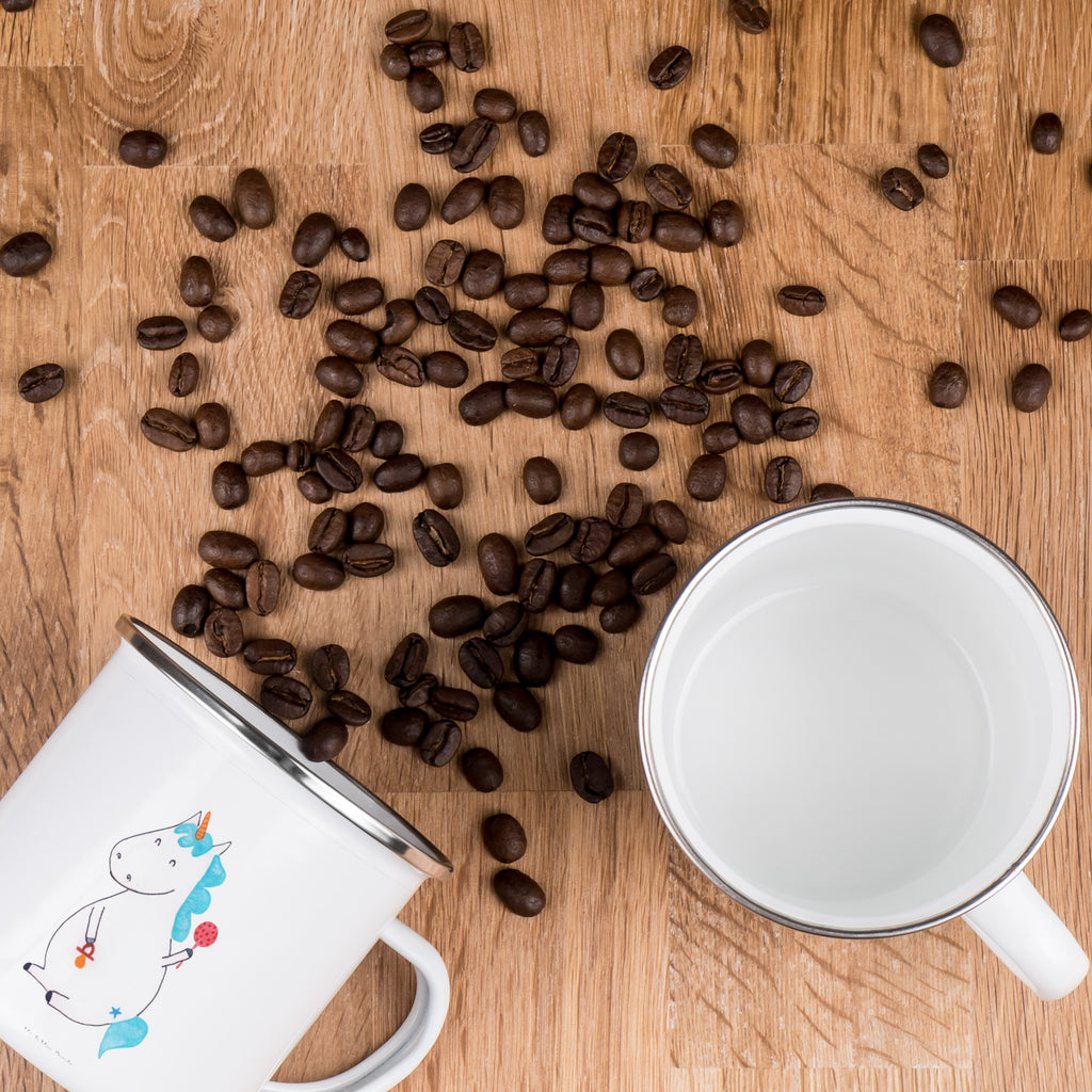 Camping Emaille Tasse Einhorn Baby Campingtasse, Trinkbecher, Metalltasse, Outdoor Tasse, Emaille Trinkbecher, Blechtasse Outdoor, Emaille Campingbecher, Edelstahl Trinkbecher, Metalltasse für Camping, Kaffee Blechtasse, Camping Tasse Metall, Einhorn, Einhörner, Einhorn Deko, Pegasus, Unicorn, Mutter, Geburt, Geburtstag, erstes Kind, Baby, Babyglück, Nachwuchs, Eltern, Party, Kind, Schnuller