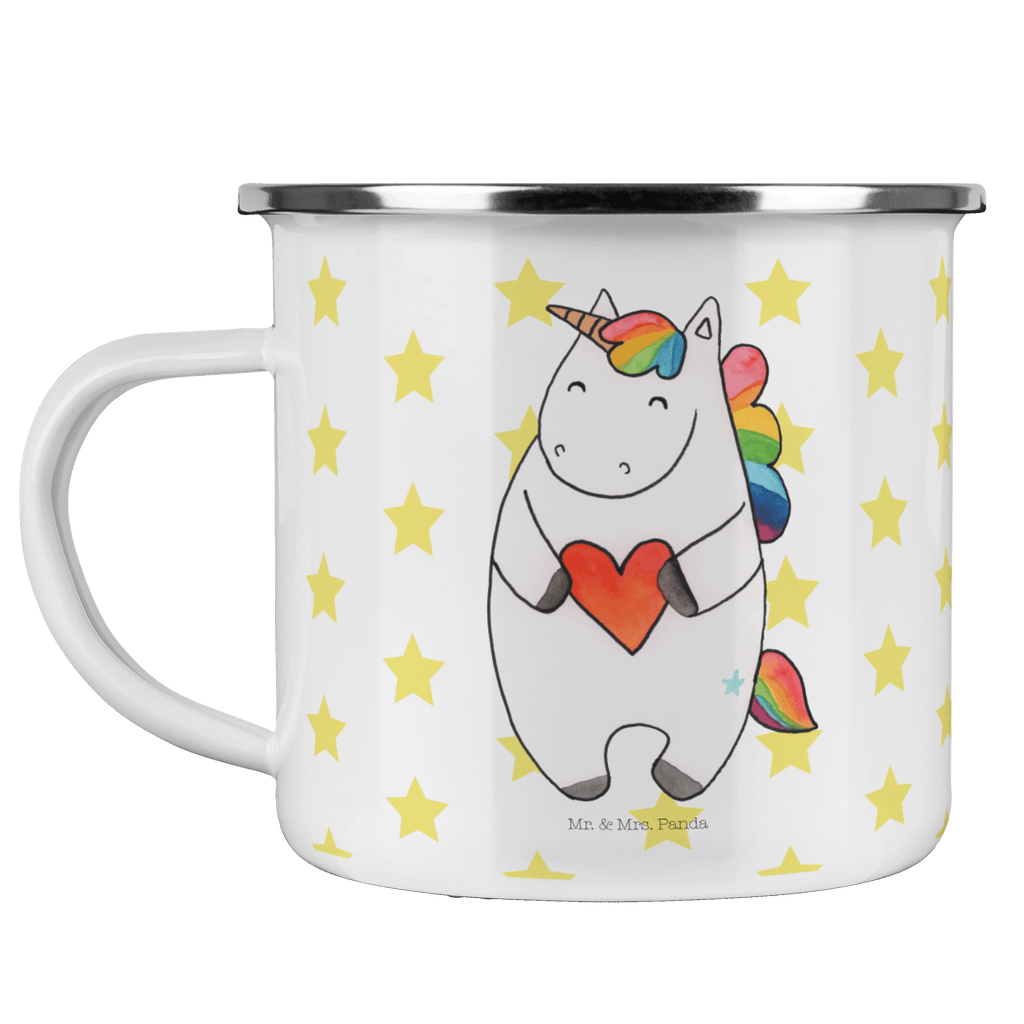 Camping Emaille Tasse Einhorn Herz Campingtasse, Trinkbecher, Metalltasse, Outdoor Tasse, Emaille Trinkbecher, Blechtasse Outdoor, Emaille Campingbecher, Edelstahl Trinkbecher, Metalltasse für Camping, Kaffee Blechtasse, Camping Tasse Metall, Einhorn, Einhörner, Einhorn Deko, Pegasus, Unicorn, Herz, schlimm, böse, witzig, lustig, Freundin, anders, bunt