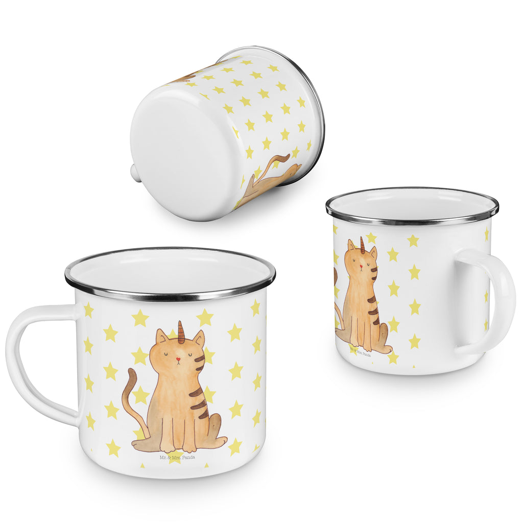 Camping Emaille Tasse Einhorn Katze Campingtasse, Trinkbecher, Metalltasse, Outdoor Tasse, Emaille Trinkbecher, Blechtasse Outdoor, Emaille Campingbecher, Edelstahl Trinkbecher, Metalltasse für Camping, Kaffee Blechtasse, Camping Tasse Metall, Einhorn, Einhörner, Einhorn Deko, Pegasus, Unicorn, Katzer, Mieze, Regenbogen, Glitzer, Einhornpower, Erwachsenwerden, Katze, Katzenhorn, Einhornkatze, Kittyhorn