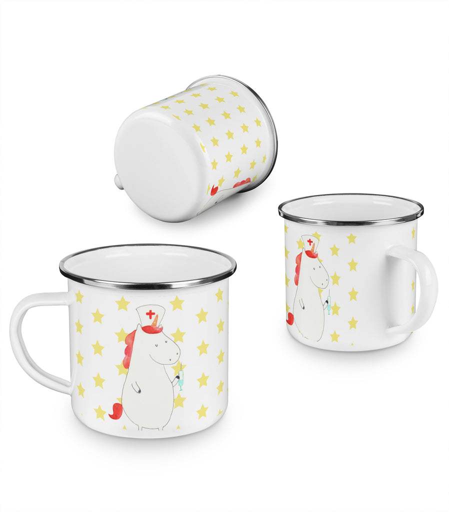 Camping Emaille Tasse Einhorn Krankenschwester Campingtasse, Trinkbecher, Metalltasse, Outdoor Tasse, Emaille Trinkbecher, Blechtasse Outdoor, Emaille Campingbecher, Edelstahl Trinkbecher, Metalltasse für Camping, Kaffee Blechtasse, Camping Tasse Metall, Einhorn, Einhörner, Einhorn Deko, Pegasus, Unicorn, Krankenschwester Geschenk, Krankenpfleger Geschenk, Krankenpflegerin, Krankenschwester Dankeschön, Krankenhaus, Ärztin Geschenk