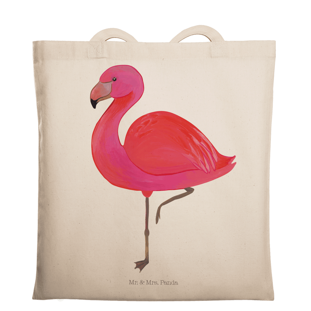 Tragetasche Flamingo classic Beuteltasche, Beutel, Einkaufstasche, Jutebeutel, Stoffbeutel, Flamingo, Einzigartig, Selbstliebe, Stolz, ich, für mich, Spruch, Freundin, Freundinnen, Außenseiter, Sohn, Tochter, Geschwister