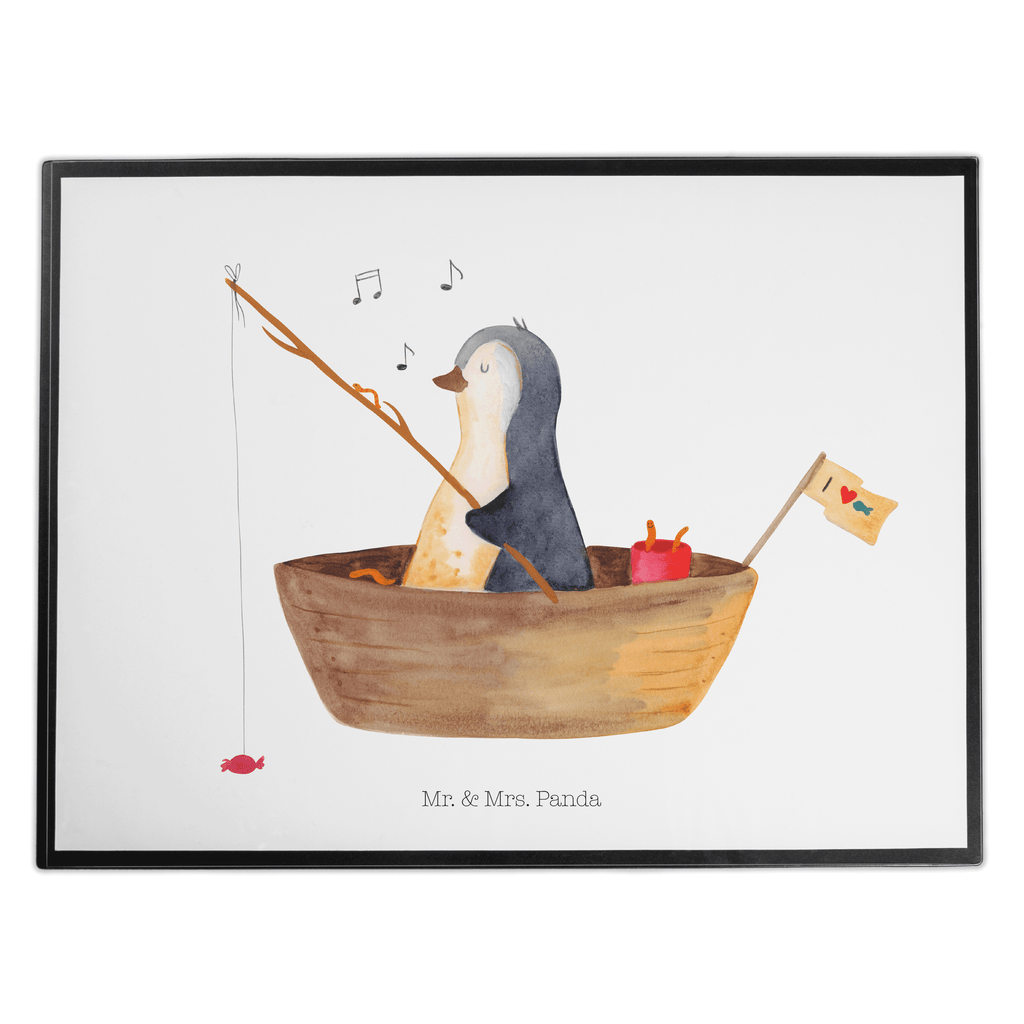 Schreibtischunterlage Pinguin Angelboot Schreibunterlage, Schreibtischauflage, Bürobedarf, Büroartikel, Schreibwaren, Schreibtisch Unterlagen, Schreibtischunterlage Groß, Pinguin, Pinguine, Angeln, Boot, Angelboot, Lebenslust, Leben, genießen, Motivation, Neustart, Neuanfang, Trennung, Scheidung, Geschenkidee Liebeskummer