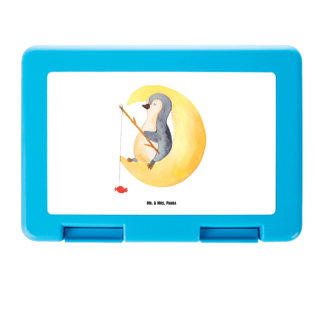 Brotdose Pinguin Mond Brotbox, Snackbox, Lunch box, Butterbrotdose, Brotzeitbox, Pinguin, Pinguine, Spruch, schlafen, Nachtruhe, Einschlafen, Schlafzimmer, Schlafstörungen, Gästezimmer