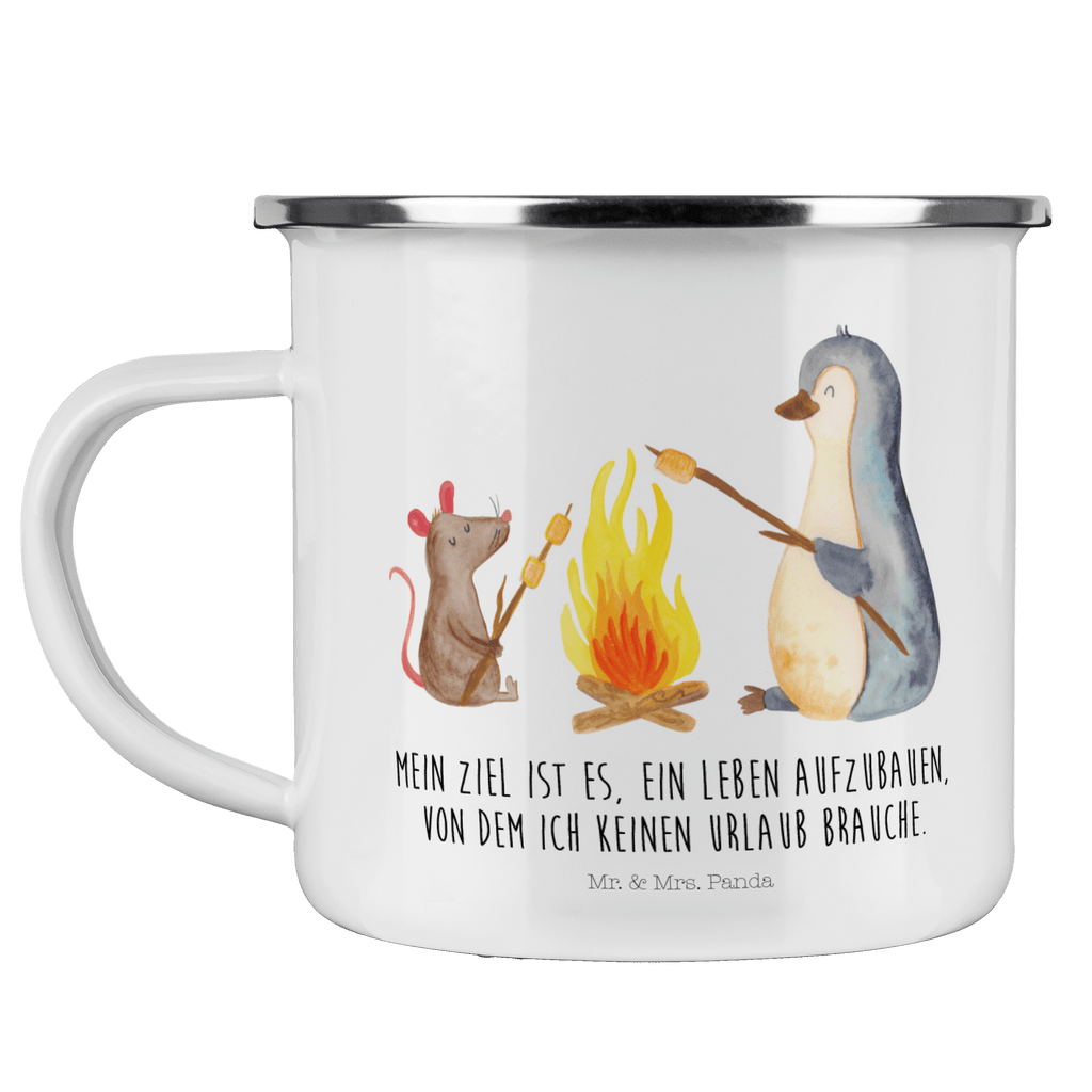 Camping Emaille Tasse Pinguin Lagerfeuer Campingtasse, Trinkbecher, Metalltasse, Outdoor Tasse, Emaille Trinkbecher, Blechtasse Outdoor, Emaille Campingbecher, Edelstahl Trinkbecher, Metalltasse für Camping, Kaffee Blechtasse, Camping Tasse Metall, Pinguin, Maus, Pinguine, Lagerfeuer, Leben, Arbeit, Job, Motivation, Büro, Büroalltag, Lebensspruch, Lebensmotivation, Neustart, Liebe, grillen, Feuer, Marshmallows