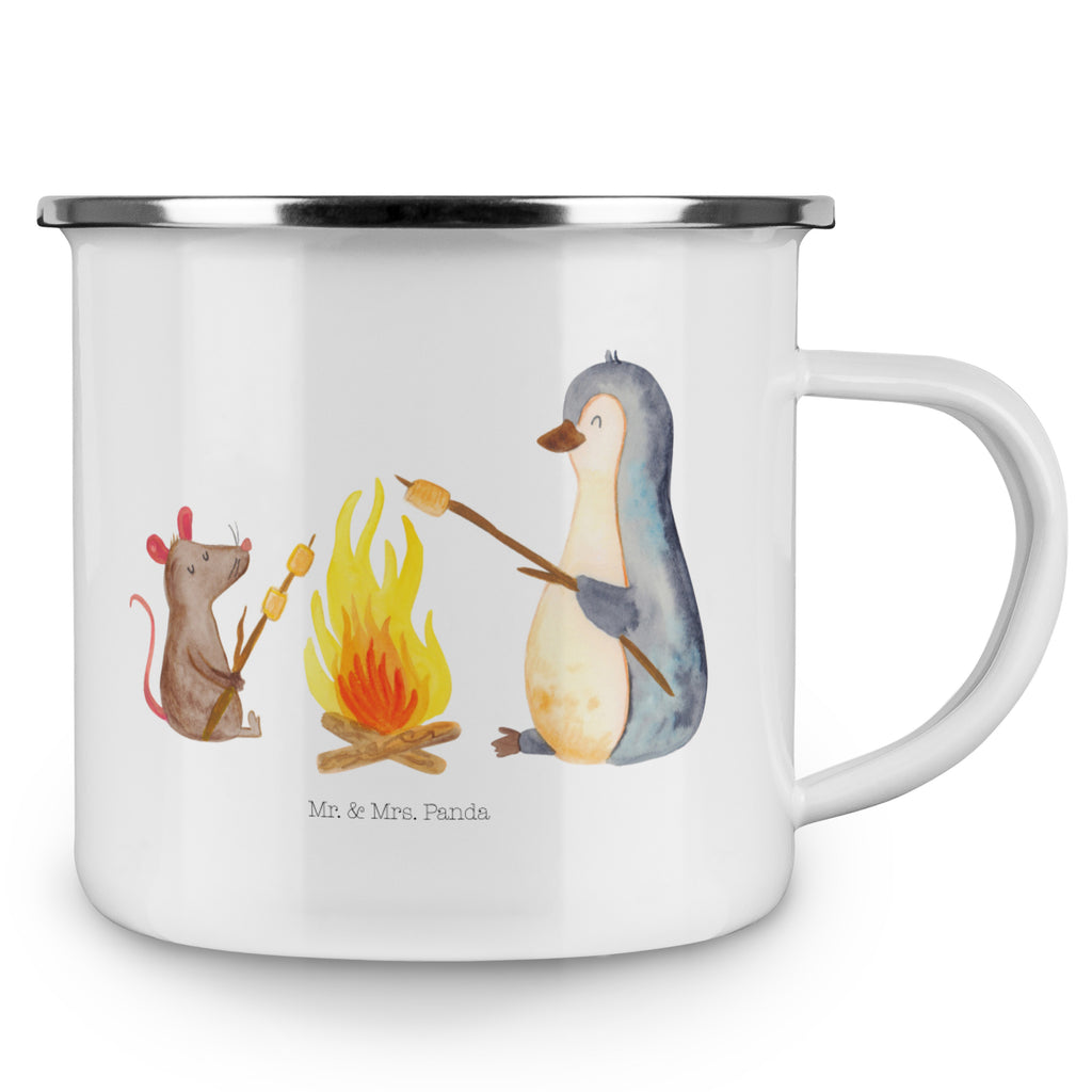 Camping Emaille Tasse Pinguin Lagerfeuer Campingtasse, Trinkbecher, Metalltasse, Outdoor Tasse, Emaille Trinkbecher, Blechtasse Outdoor, Emaille Campingbecher, Edelstahl Trinkbecher, Metalltasse für Camping, Kaffee Blechtasse, Camping Tasse Metall, Pinguin, Maus, Pinguine, Lagerfeuer, Leben, Arbeit, Job, Motivation, Büro, Büroalltag, Lebensspruch, Lebensmotivation, Neustart, Liebe, grillen, Feuer, Marshmallows