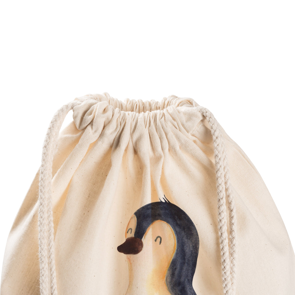 Sportbeutel Pinguin Marienkäfer Turnbeutel, Beutel, Sporttasche, Tasche, Stoffbeutel, Pinguin, Pinguine, Marienkäfer, Liebe, Wunder, Glück, Freude, Lebensfreude