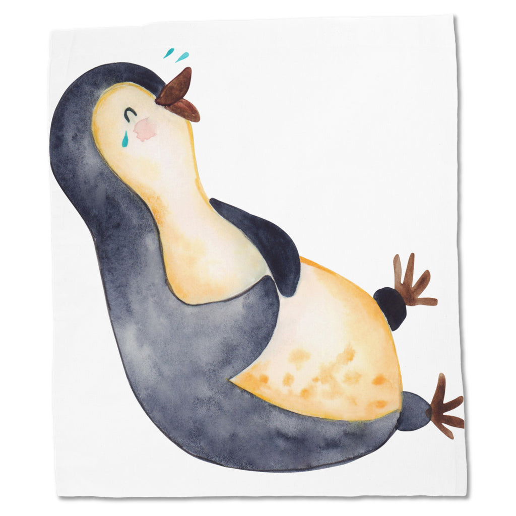 Tragetasche Pinguin lachend Beuteltasche, Beutel, Einkaufstasche, Jutebeutel, Stoffbeutel, Pinguin, Pinguine, lustiger Spruch, Optimismus, Fröhlich, Lachen, Humor, Fröhlichkeit