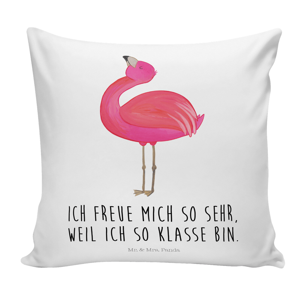 40x40 Kissen Flamingo stolz Kissenhülle, Kopfkissen, Sofakissen, Dekokissen, Motivkissen, Flamingo, stolz, Freude, Selbstliebe, Selbstakzeptanz, Freundin, beste Freundin, Tochter, Mama, Schwester