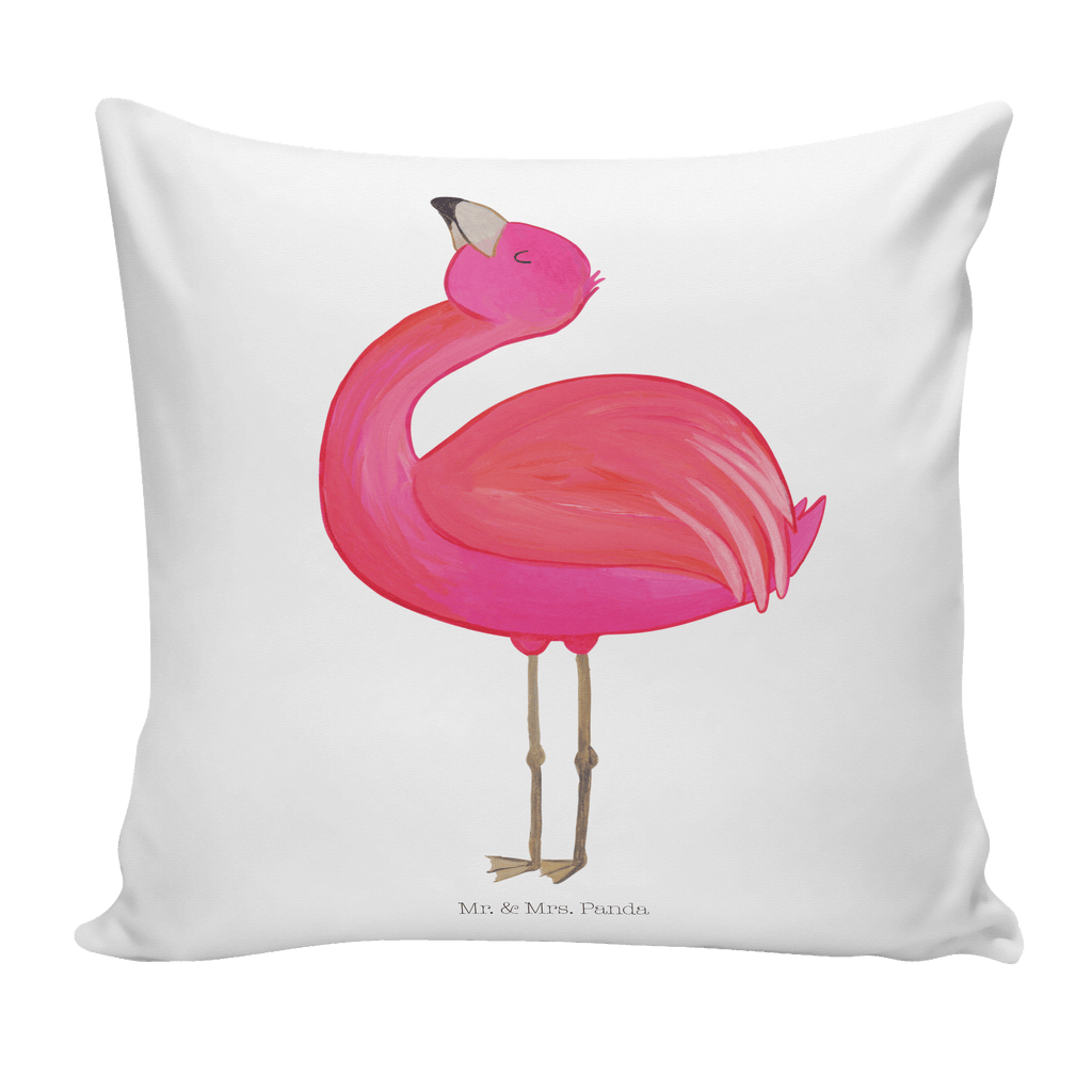40x40 Kissen Flamingo stolz Kissenhülle, Kopfkissen, Sofakissen, Dekokissen, Motivkissen, Flamingo, stolz, Freude, Selbstliebe, Selbstakzeptanz, Freundin, beste Freundin, Tochter, Mama, Schwester
