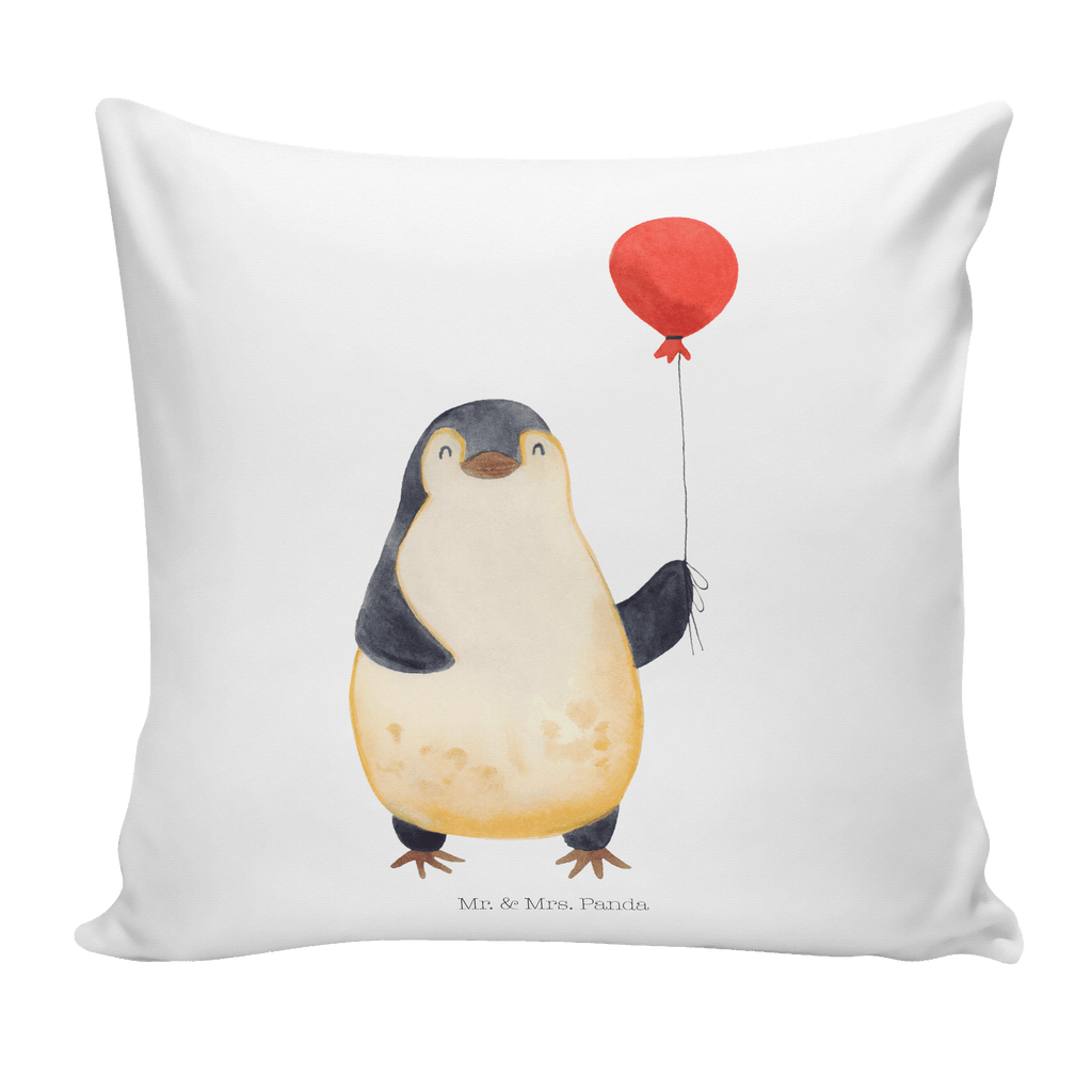 40x40 Kissen Pinguin Luftballon Kissenhülle, Kopfkissen, Sofakissen, Dekokissen, Motivkissen, Pinguin, Pinguine, Luftballon, Tagträume, Lebenslust, Geschenk Freundin, Geschenkidee, beste Freundin, Motivation, Neustart, neues Leben, Liebe, Glück