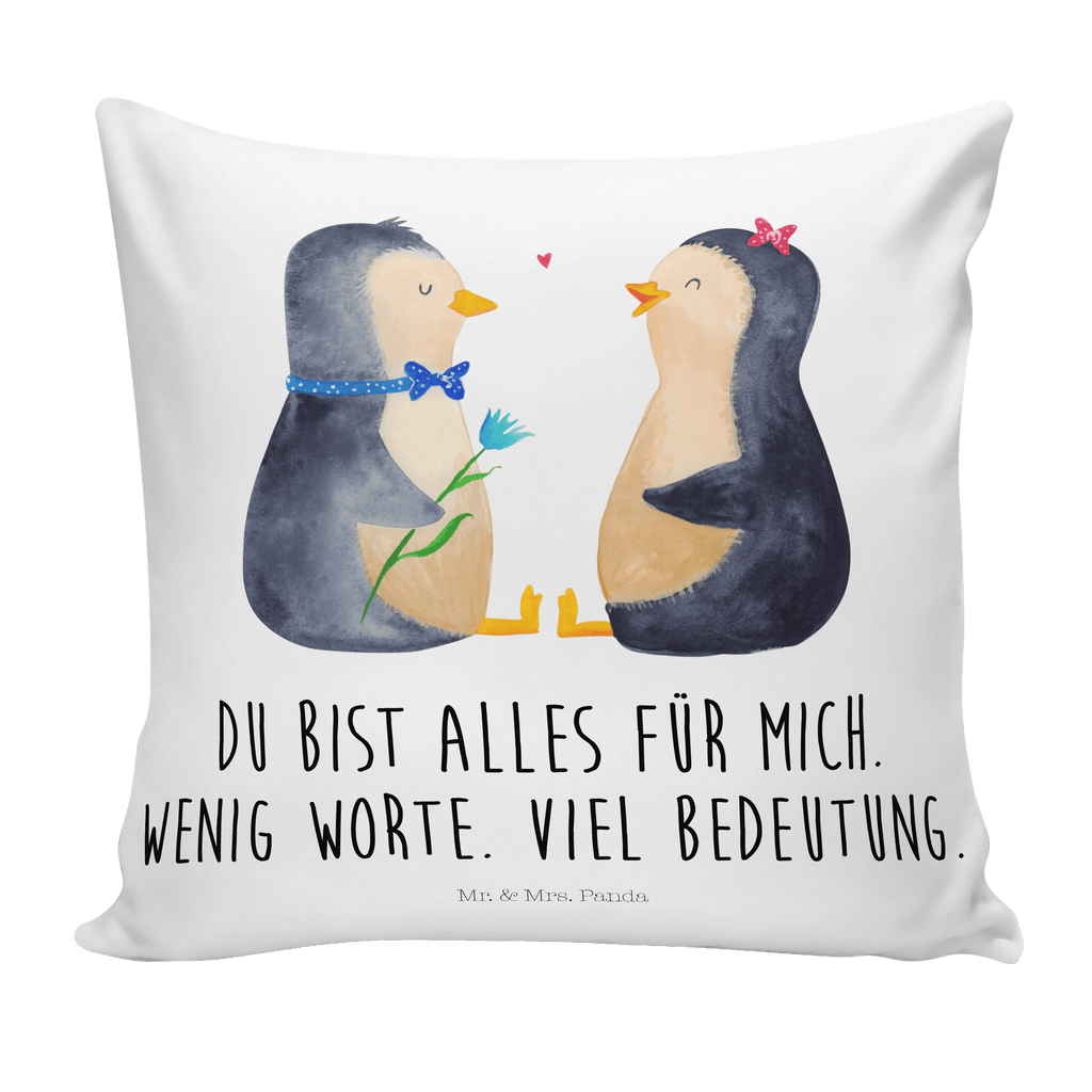 40x40 Kissen Pinguin Pärchen Kissenhülle, Kopfkissen, Sofakissen, Dekokissen, Motivkissen, Pinguin, Pinguine, Liebe, Liebespaar, Liebesbeweis, Liebesgeschenk, Verlobung, Jahrestag, Hochzeitstag, Hochzeit, Hochzeitsgeschenk, große Liebe, Traumpaar