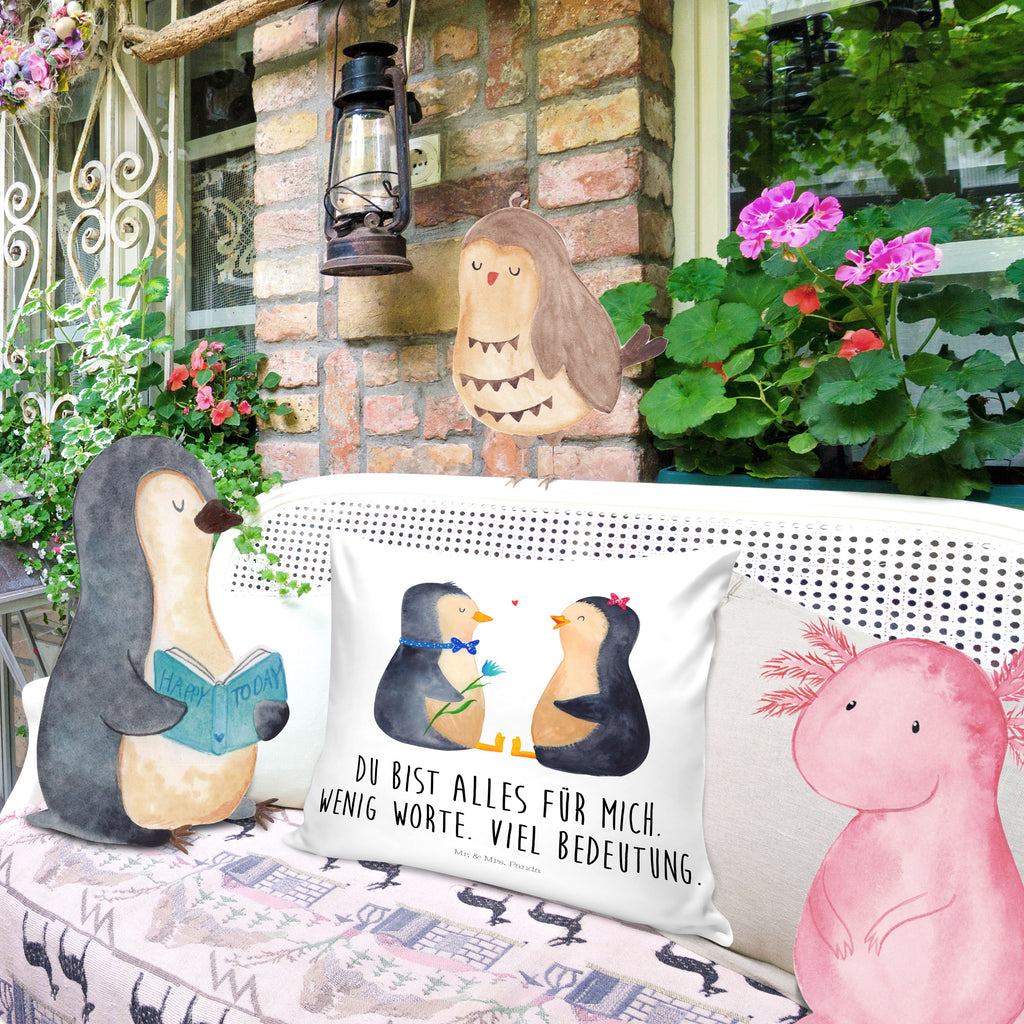40x40 Kissen Pinguin Pärchen Kissenhülle, Kopfkissen, Sofakissen, Dekokissen, Motivkissen, Pinguin, Pinguine, Liebe, Liebespaar, Liebesbeweis, Liebesgeschenk, Verlobung, Jahrestag, Hochzeitstag, Hochzeit, Hochzeitsgeschenk, große Liebe, Traumpaar