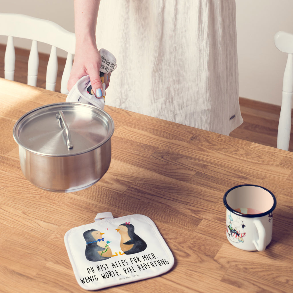 2er Set Topflappen  Pinguin Pärchen Topflappen, Topfuntersetzer, Ofenhandschuh, Topflappen Set, Topflappen lustig, Topflappen mit Spruch, Pinguin, Pinguine, Liebe, Liebespaar, Liebesbeweis, Liebesgeschenk, Verlobung, Jahrestag, Hochzeitstag, Hochzeit, Hochzeitsgeschenk, große Liebe, Traumpaar