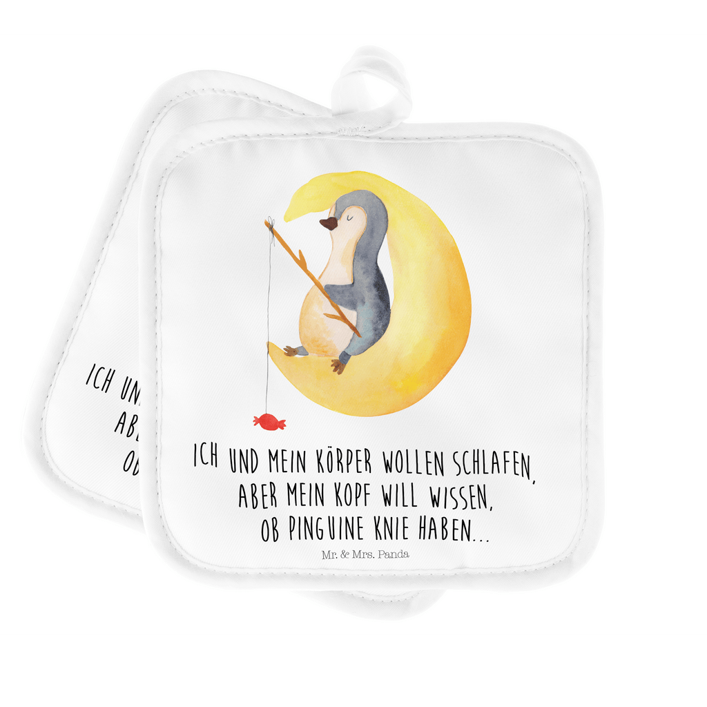 2er Set Topflappen  Pinguin Mond Topflappen, Topfuntersetzer, Ofenhandschuh, Topflappen Set, Topflappen lustig, Topflappen mit Spruch, Pinguin, Pinguine, Spruch, schlafen, Nachtruhe, Einschlafen, Schlafzimmer, Schlafstörungen, Gästezimmer