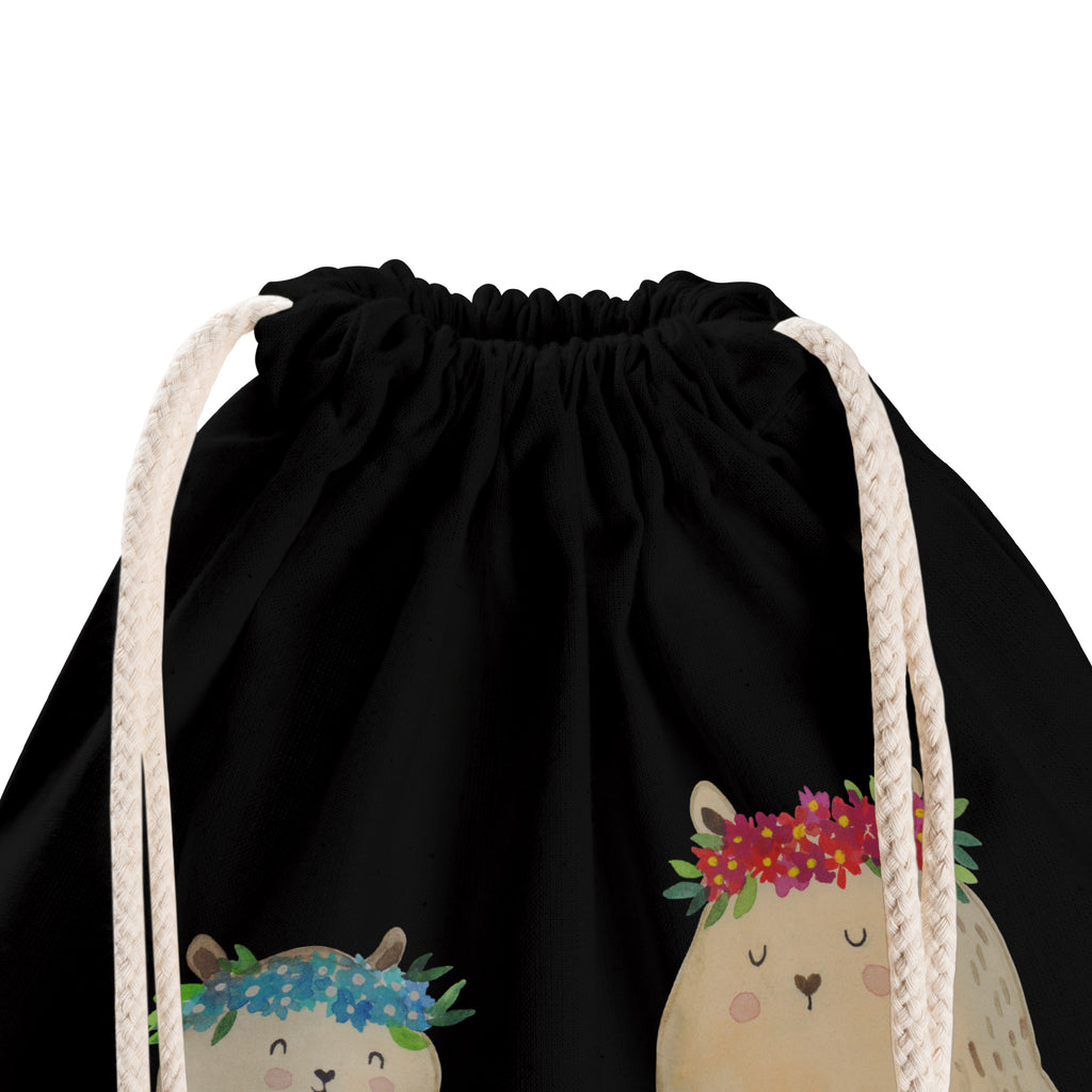 Sportbeutel Bären mit Blumenkranz Turnbeutel, Beutel, Sporttasche, Tasche, Stoffbeutel, Familie, Vatertag, Muttertag, Bruder, Schwester, Mama, Papa, Oma, Opa, Bär, Bären, Mutter, Mutti, Mami, Lieblingsmensch, Lieblingsmama, beste Mutter, weltbeste Mama, Geschenk Mama. Muttertag, Tochter, Kind, Kinder, Töchter, Family, Vorbild