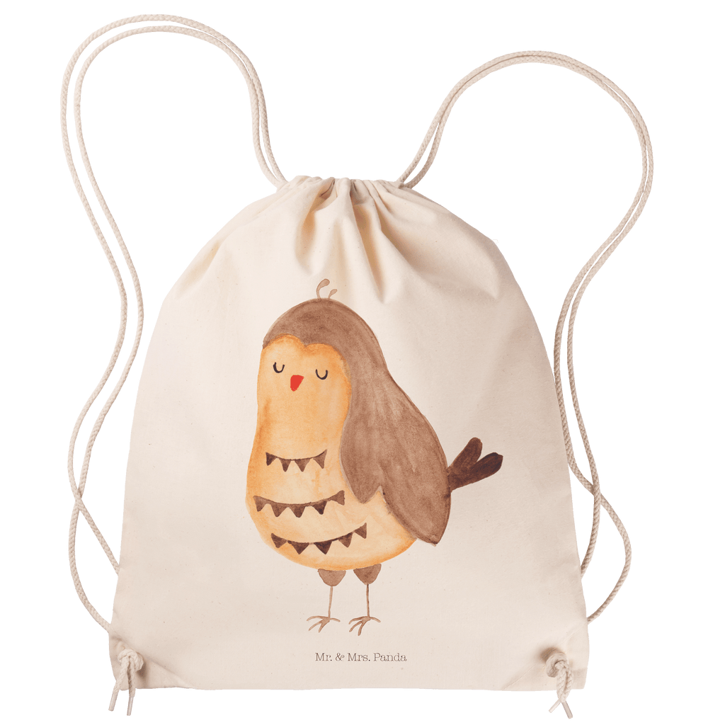 Sportbeutel Eule Zufrieden Turnbeutel, Beutel, Sporttasche, Tasche, Stoffbeutel, Eule, Eule Spruch, Eule deko, Owl, Liebe Spruch, Romantisch, Wortspiel lustig, Spruch schön, Geschenk Hochzeitstag