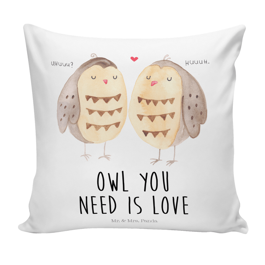 40x40 Kissen Eule Liebe Kissenhülle, Kopfkissen, Sofakissen, Dekokissen, Motivkissen, Eule, Eule Deko, Liebe, Hochzeit Spruch, Owl, All you need is love, Liebe Spruch, Freundin Geschenk, Freund, Wortspiel lustig
