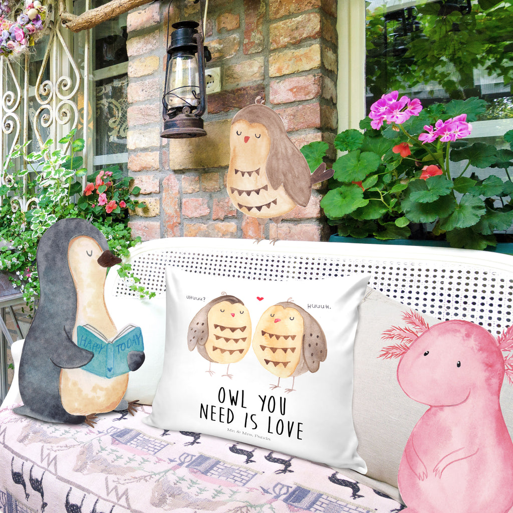 40x40 Kissen Eule Liebe Kissenhülle, Kopfkissen, Sofakissen, Dekokissen, Motivkissen, Eule, Eule Deko, Liebe, Hochzeit Spruch, Owl, All you need is love, Liebe Spruch, Freundin Geschenk, Freund, Wortspiel lustig