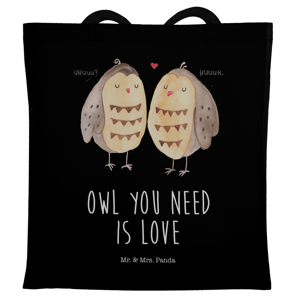 Tragetasche Eule Liebe Beuteltasche, Beutel, Einkaufstasche, Jutebeutel, Stoffbeutel, Eule, Eule Deko, Liebe, Hochzeit Spruch, Owl, All you need is love, Liebe Spruch, Freundin Geschenk, Freund, Wortspiel lustig