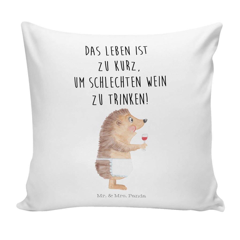40x40 Kissen Igel mit Wein Kissenhülle, Kopfkissen, Sofakissen, Dekokissen, Motivkissen, Tiermotive, Gute Laune, lustige Sprüche, Tiere, Wein Spruch, Igel, Geschenk Weintrinker, Geschenk Weinliebhaber, Wein Deko, Weinglas, Rotwein, Weißwein, Wein trinken