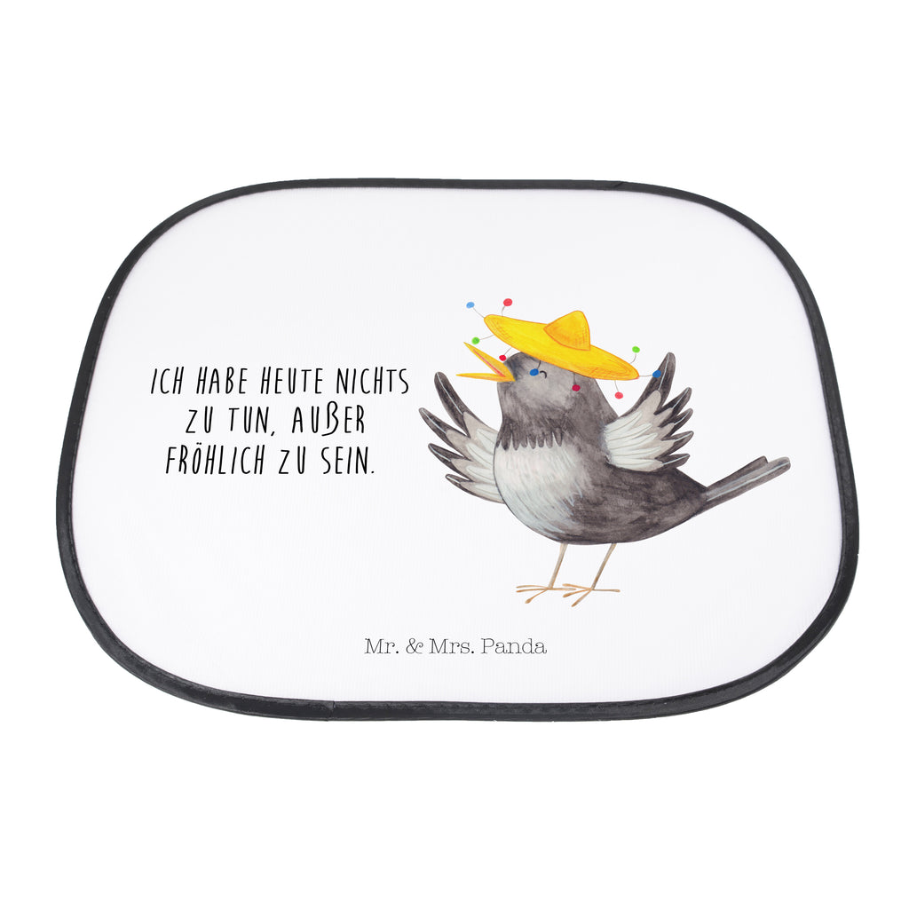 Auto Sonnenschutz Rabe mit Sombrero Auto Sonnenschutz, Sonnenschutz Baby, Sonnenschutz Kinder, Sonne, Sonnenblende, Sonnenschutzfolie, Sonne Auto, Tiermotive, Gute Laune, lustige Sprüche, Tiere, Rabe, Vogel, Vögel, Spruch positiv, fröhlich sein, glücklich sein, Glück Spruch, froh, Elster, Motivation