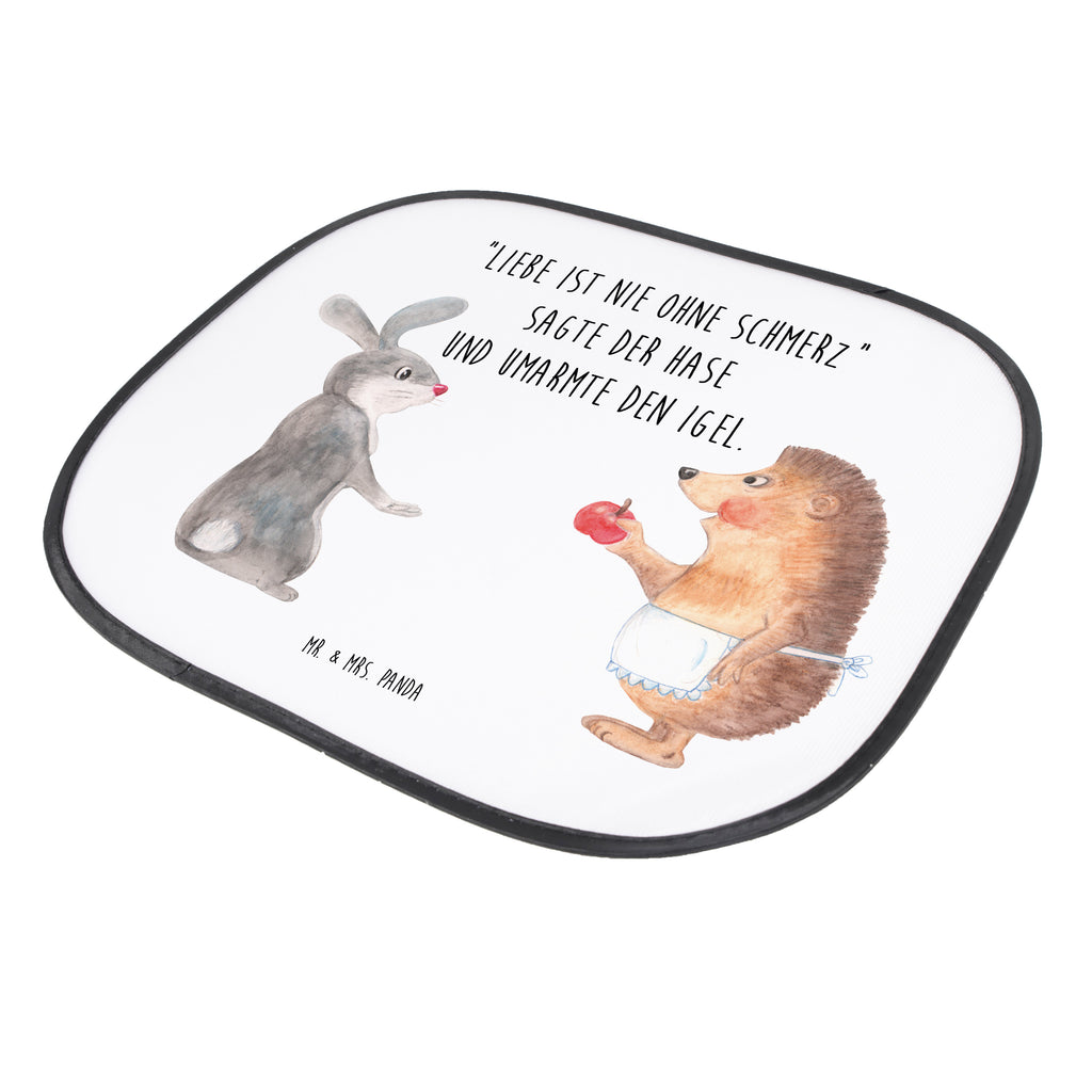 Auto Sonnenschutz Liebe ist nie ohne Schmerz Auto Sonnenschutz, Sonnenschutz Baby, Sonnenschutz Kinder, Sonne, Sonnenblende, Sonnenschutzfolie, Sonne Auto, Tiermotive, Gute Laune, lustige Sprüche, Tiere, Igel und Hase, Igel, Hase, Liebe Spruch, Liebeskummer Geschenk, Herzschmerz, Trösten, Trennungsschmerz, Spruch romantisch