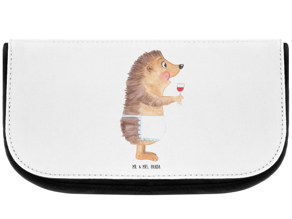 Kosmetiktasche Igel mit Wein Kosmetikbeutel, Kulturtasche, Kulturbeutel, Schminktasche, Make-Up Tasche, Tiermotive, Gute Laune, lustige Sprüche, Tiere, Wein Spruch, Igel, Geschenk Weintrinker, Geschenk Weinliebhaber, Wein Deko, Weinglas, Rotwein, Weißwein, Wein trinken
