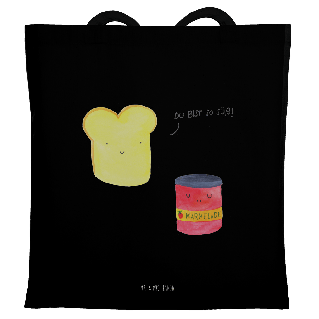 Tragetasche Toast & Marmelade Beuteltasche, Beutel, Einkaufstasche, Jutebeutel, Stoffbeutel, Tiermotive, Gute Laune, lustige Sprüche, Tiere, Toast, Marmelade, Dreamteam, süße Postkarte, süß, Küche Deko, Küche Spruch, Frühstück Einladung, Brot, Toastbrot