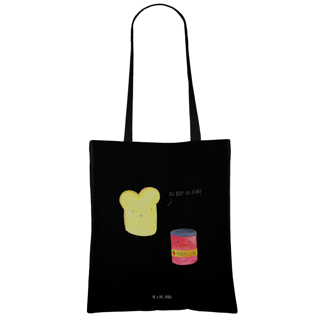 Tragetasche Toast & Marmelade Beuteltasche, Beutel, Einkaufstasche, Jutebeutel, Stoffbeutel, Tiermotive, Gute Laune, lustige Sprüche, Tiere, Toast, Marmelade, Dreamteam, süße Postkarte, süß, Küche Deko, Küche Spruch, Frühstück Einladung, Brot, Toastbrot