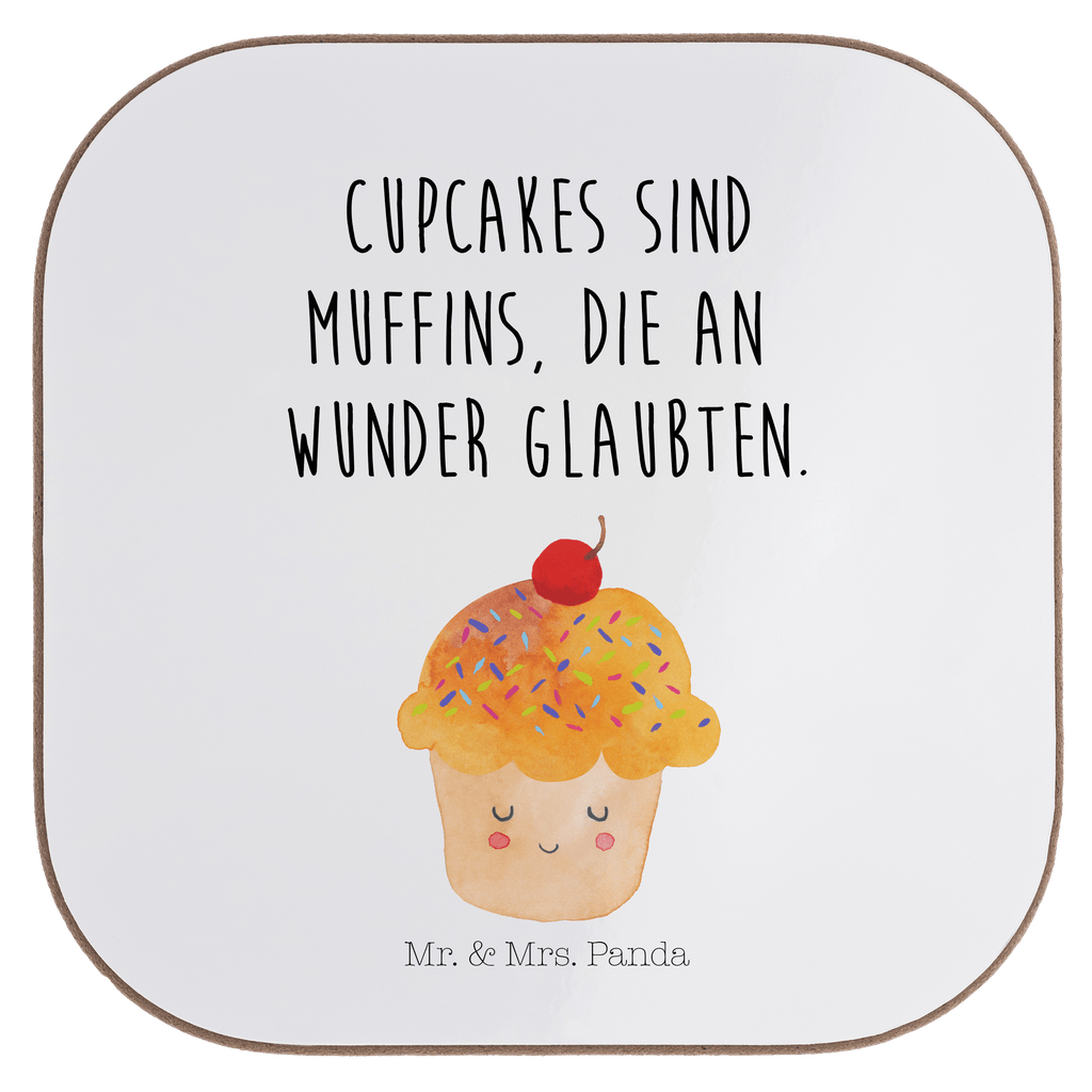 Quadratische Untersetzer Cupcake Bierdeckel, Glasuntersetzer, Untersetzer Gläser, Getränkeuntersetzer, Tiermotive, Gute Laune, lustige Sprüche, Tiere, Cupcakes, Muffin, Wunder, Küche Deko, Küche Spruch, Backen Geschenk, Geschenk Koch, Motivation Sprüche
