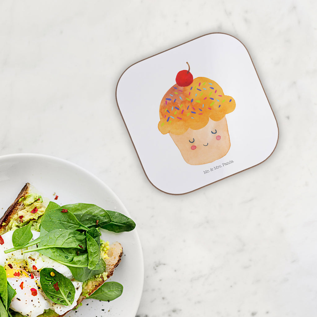 Quadratische Untersetzer Cupcake Bierdeckel, Glasuntersetzer, Untersetzer Gläser, Getränkeuntersetzer, Tiermotive, Gute Laune, lustige Sprüche, Tiere, Cupcakes, Muffin, Wunder, Küche Deko, Küche Spruch, Backen Geschenk, Geschenk Koch, Motivation Sprüche