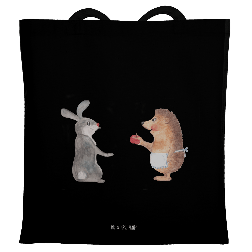 Tragetasche Liebe ist nie ohne Schmerz Beuteltasche, Beutel, Einkaufstasche, Jutebeutel, Stoffbeutel, Tiermotive, Gute Laune, lustige Sprüche, Tiere, Igel und Hase, Igel, Hase, Liebe Spruch, Liebeskummer Geschenk, Herzschmerz, Trösten, Trennungsschmerz, Spruch romantisch