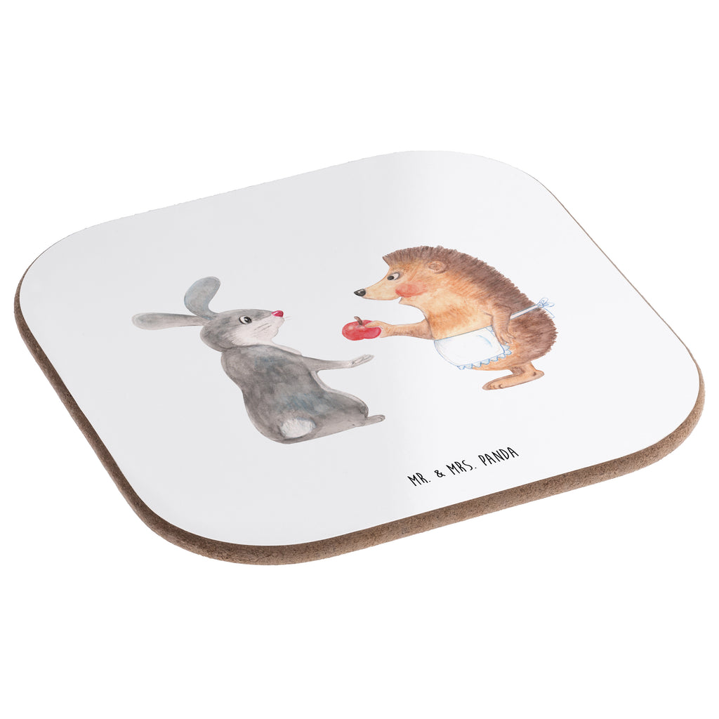 Quadratische Untersetzer Liebe ist nie ohne Schmerz Bierdeckel, Glasuntersetzer, Untersetzer Gläser, Getränkeuntersetzer, Tiermotive, Gute Laune, lustige Sprüche, Tiere, Igel und Hase, Igel, Hase, Liebe Spruch, Liebeskummer Geschenk, Herzschmerz, Trösten, Trennungsschmerz, Spruch romantisch