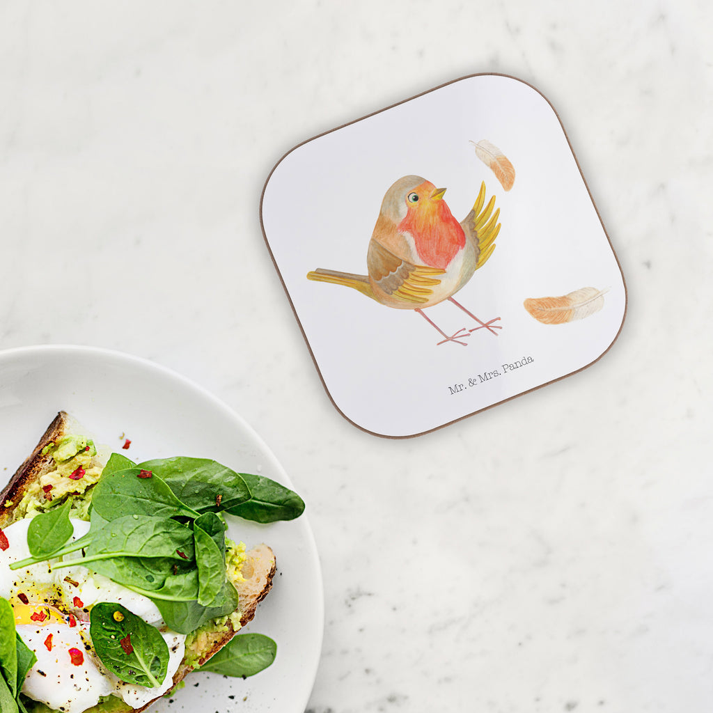 Quadratische Untersetzer Rotkehlchen mit Federn Bierdeckel, Glasuntersetzer, Untersetzer Gläser, Getränkeuntersetzer, Tiermotive, Gute Laune, lustige Sprüche, Tiere, What if i fall, Rotkehlchen, Spruch Motivation, Spruch Mut, Vogel, Motivation Sprüche, Motivationsbilder, fliegen