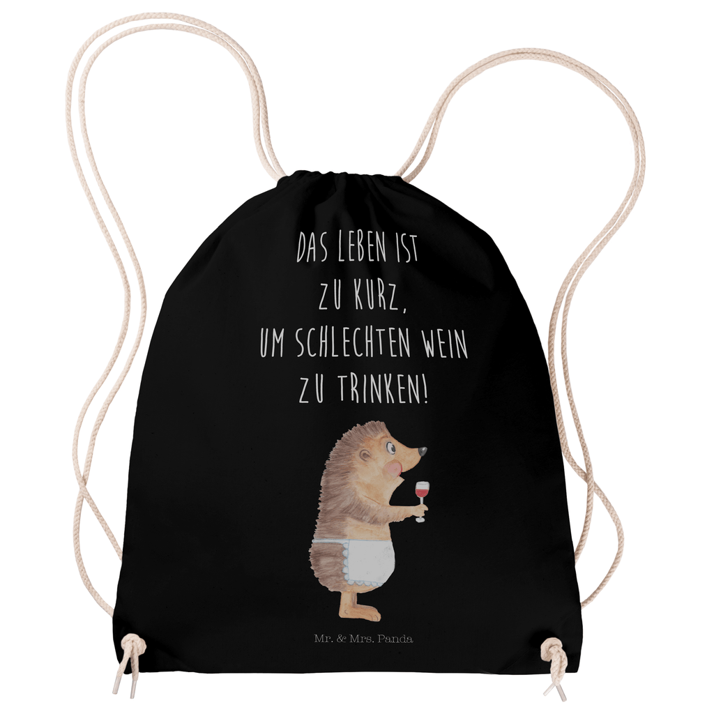 Sportbeutel Igel mit Wein Turnbeutel, Beutel, Sporttasche, Tasche, Stoffbeutel, Tiermotive, Gute Laune, lustige Sprüche, Tiere, Wein Spruch, Igel, Geschenk Weintrinker, Geschenk Weinliebhaber, Wein Deko, Weinglas, Rotwein, Weißwein, Wein trinken