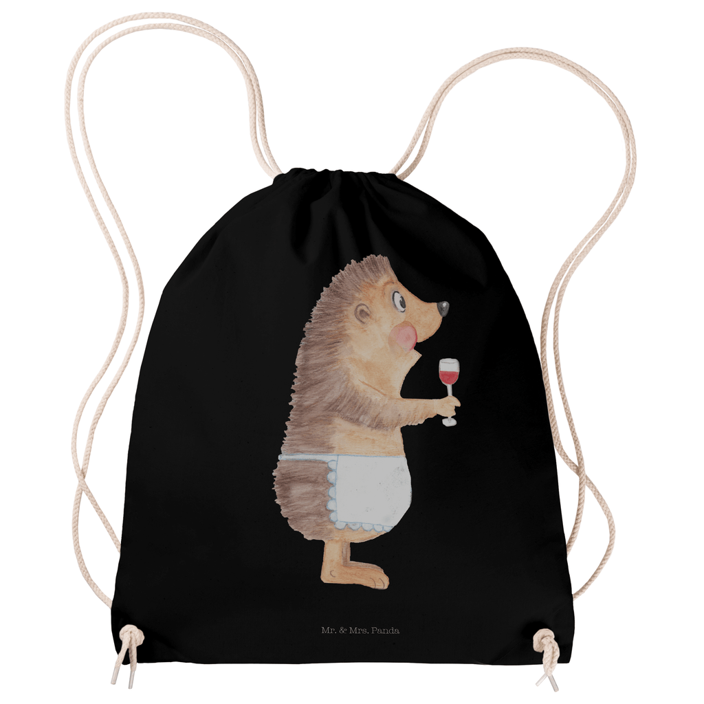 Sportbeutel Igel mit Wein Turnbeutel, Beutel, Sporttasche, Tasche, Stoffbeutel, Tiermotive, Gute Laune, lustige Sprüche, Tiere, Wein Spruch, Igel, Geschenk Weintrinker, Geschenk Weinliebhaber, Wein Deko, Weinglas, Rotwein, Weißwein, Wein trinken
