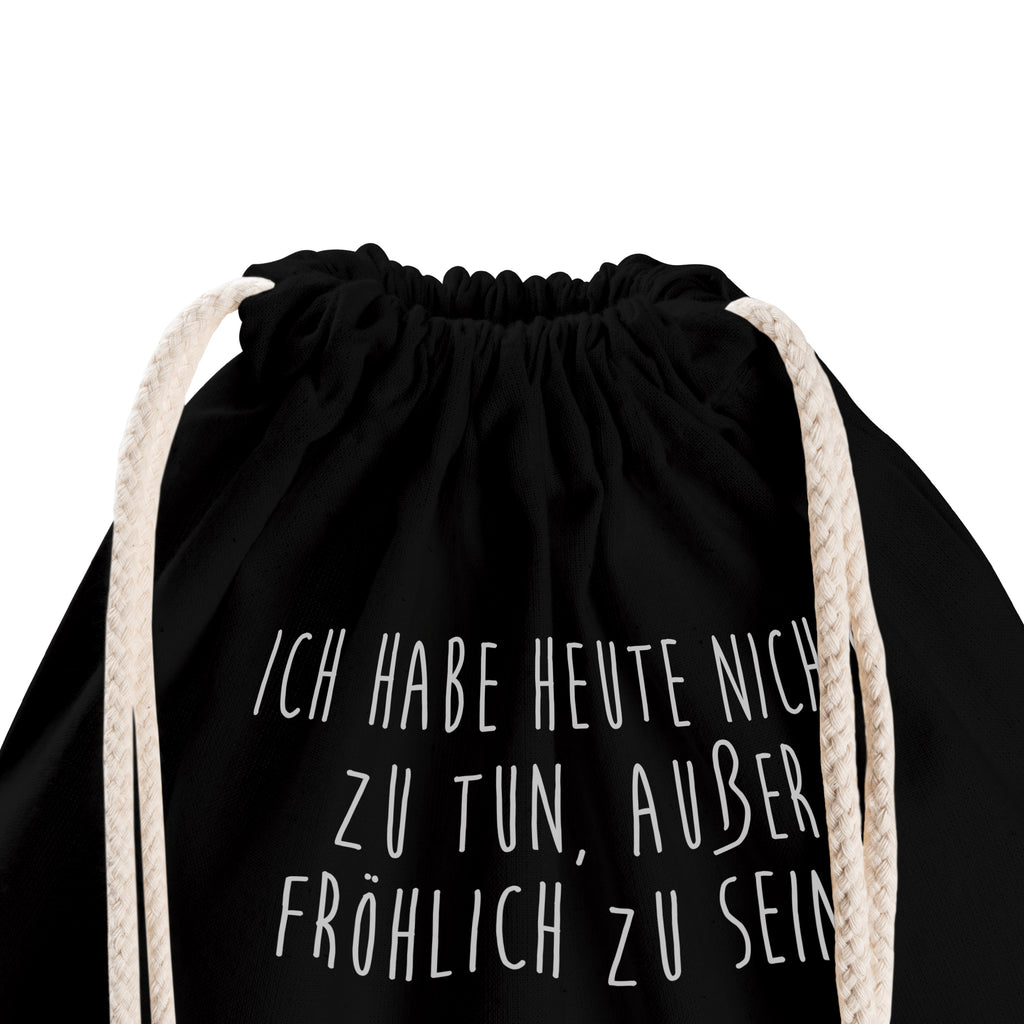Sportbeutel Rabe mit Sombrero Turnbeutel, Beutel, Sporttasche, Tasche, Stoffbeutel, Tiermotive, Gute Laune, lustige Sprüche, Tiere, Rabe, Vogel, Vögel, Spruch positiv, fröhlich sein, glücklich sein, Glück Spruch, froh, Elster, Motivation