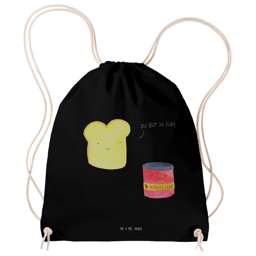 Sportbeutel Toast & Marmelade Turnbeutel, Beutel, Sporttasche, Tasche, Stoffbeutel, Tiermotive, Gute Laune, lustige Sprüche, Tiere, Toast, Marmelade, Dreamteam, süße Postkarte, süß, Küche Deko, Küche Spruch, Frühstück Einladung, Brot, Toastbrot