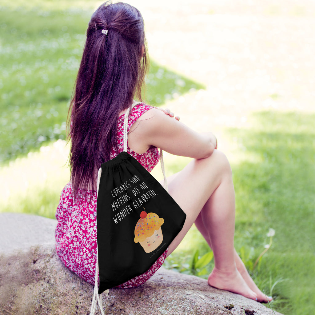 Sportbeutel Cupcake Turnbeutel, Beutel, Sporttasche, Tasche, Stoffbeutel, Tiermotive, Gute Laune, lustige Sprüche, Tiere, Cupcakes, Muffin, Wunder, Küche Deko, Küche Spruch, Backen Geschenk, Geschenk Koch, Motivation Sprüche