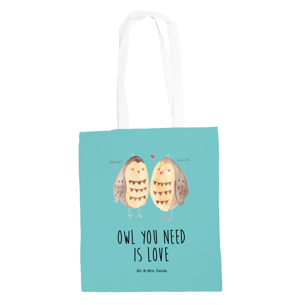 Tragetasche Eule Liebe Beuteltasche, Beutel, Einkaufstasche, Jutebeutel, Stoffbeutel, Eule, Eule Deko, Liebe, Hochzeit Spruch, Owl, All you need is love, Liebe Spruch, Freundin Geschenk, Freund, Wortspiel lustig