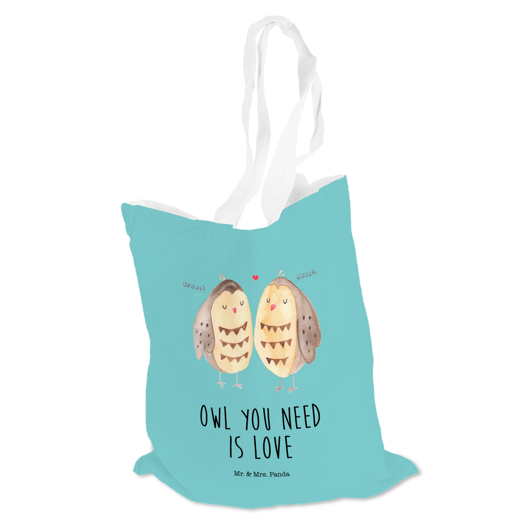 Tragetasche Eule Liebe Beuteltasche, Beutel, Einkaufstasche, Jutebeutel, Stoffbeutel, Eule, Eule Deko, Liebe, Hochzeit Spruch, Owl, All you need is love, Liebe Spruch, Freundin Geschenk, Freund, Wortspiel lustig