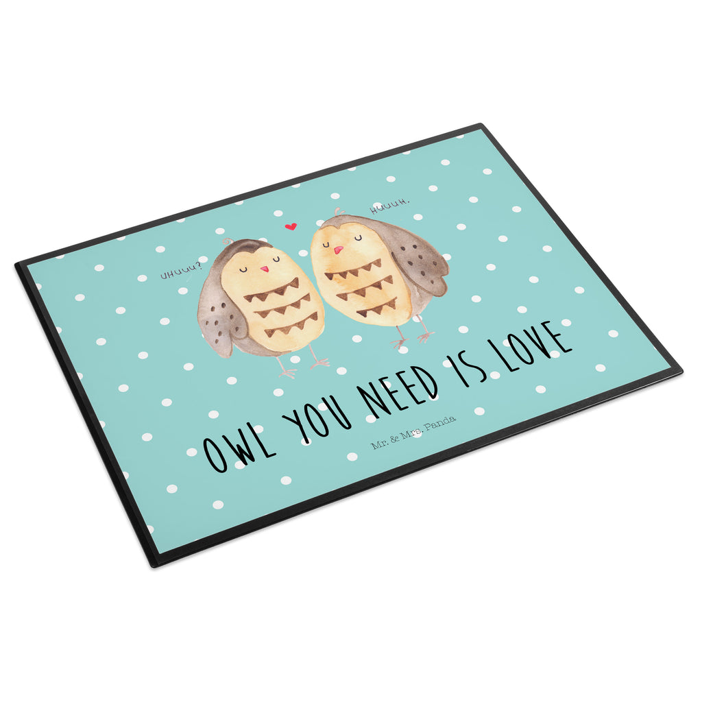 Schreibtischunterlage Eule Liebe Schreibunterlage, Schreibtischauflage, Bürobedarf, Büroartikel, Schreibwaren, Schreibtisch Unterlagen, Schreibtischunterlage Groß, Eule, Eule Deko, Liebe, Hochzeit Spruch, Owl, All you need is love, Liebe Spruch, Freundin Geschenk, Freund, Wortspiel lustig